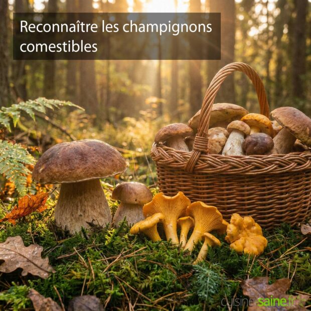 Reconnaître les champignons comestibles : pour cuisiner en toute sécurité