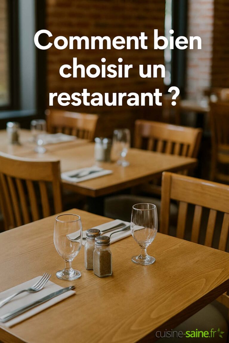 Comment bien choisir un restaurant ?