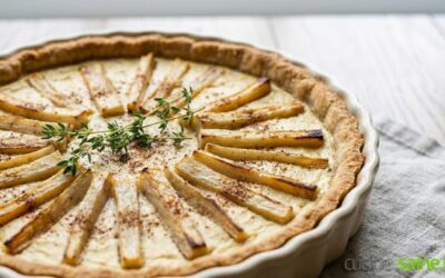 Quiche vegan sans gluten aux navets et tofu soyeux