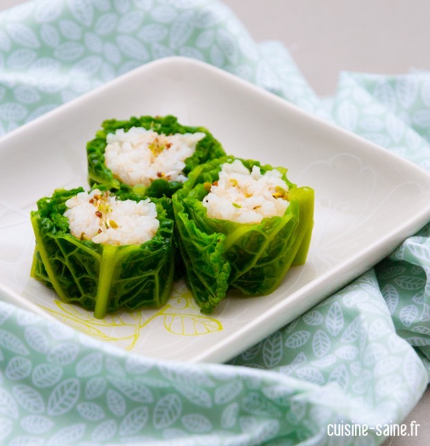 maki de chou vert