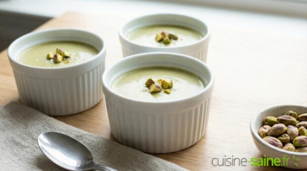 Crème à la pistache sans lactose