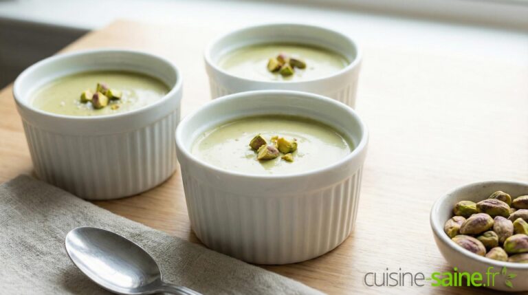 Crème à la pistache sans lactose