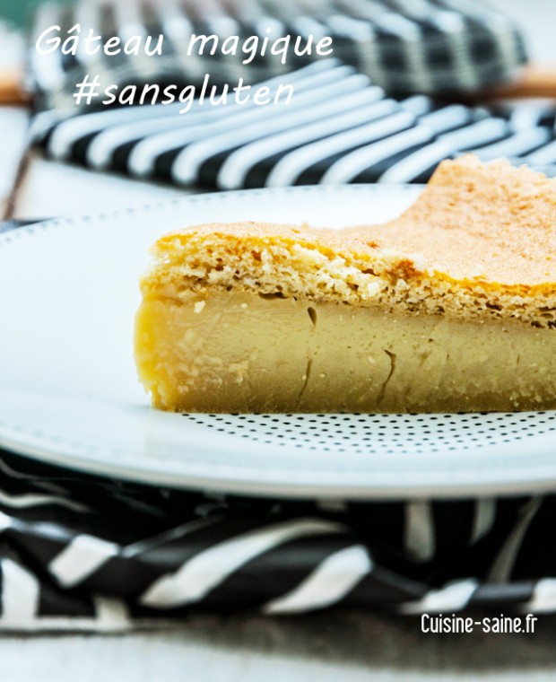 Gâteau magique sans gluten ni lait