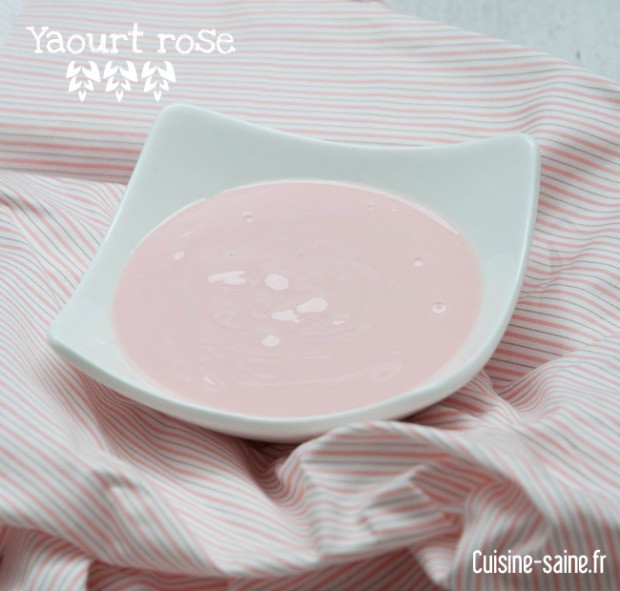 yaourt rose