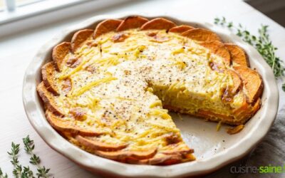 Quiche paléo à la courge spaghetti (sans gluten, sans lait)