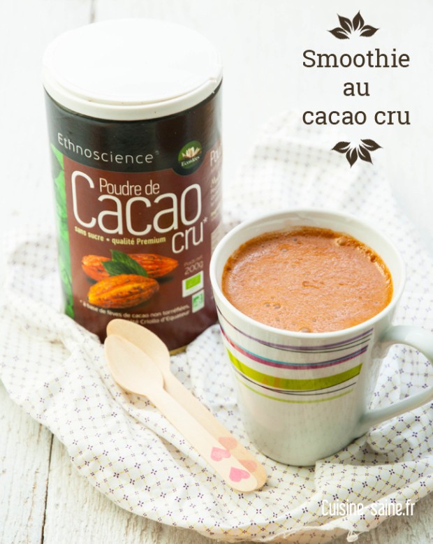 Smoothie au cacao cru
