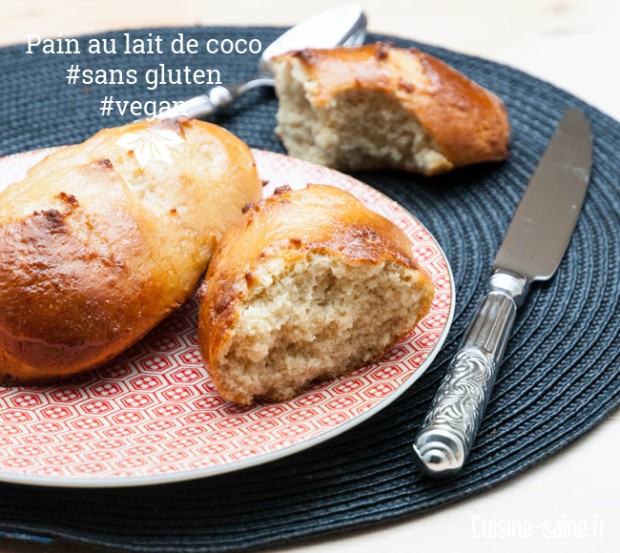 Pain au lait vegan, sans gluten, sans œuf, sans lait