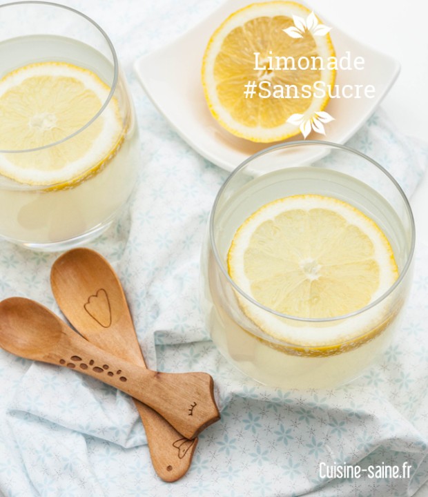 Recette sans sucre : limonade sans sucre