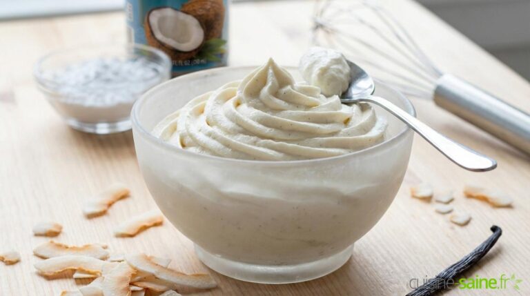 Chantilly coco sans lactose