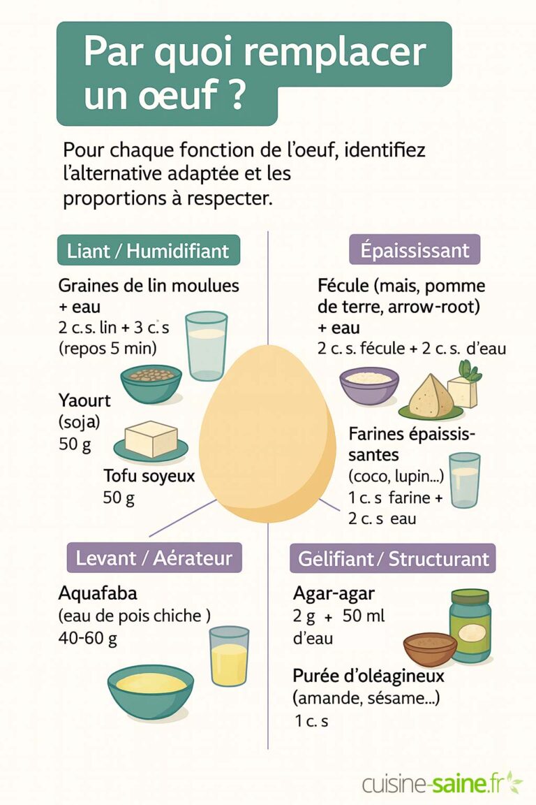 Par quoi remplacer les œufs ? 11 alternatives naturelles et vegan