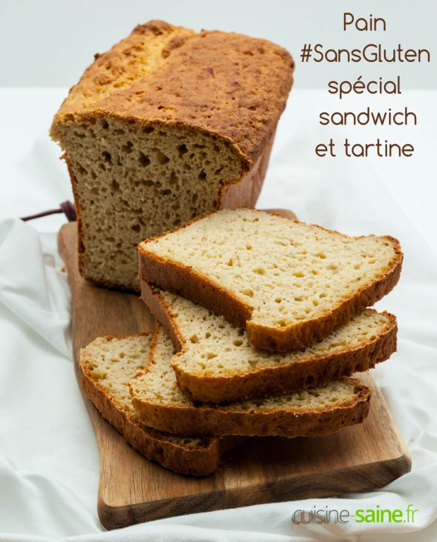 Pain sans gluten spécial sandwich et tartine