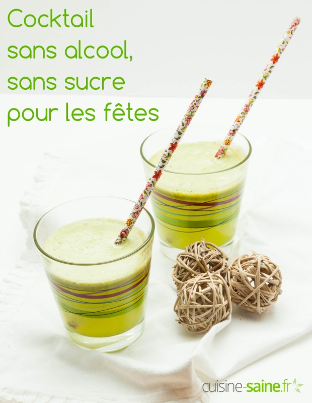 Cocktail sans alcool, sans sucre à l’extracteur de jus Kuvings