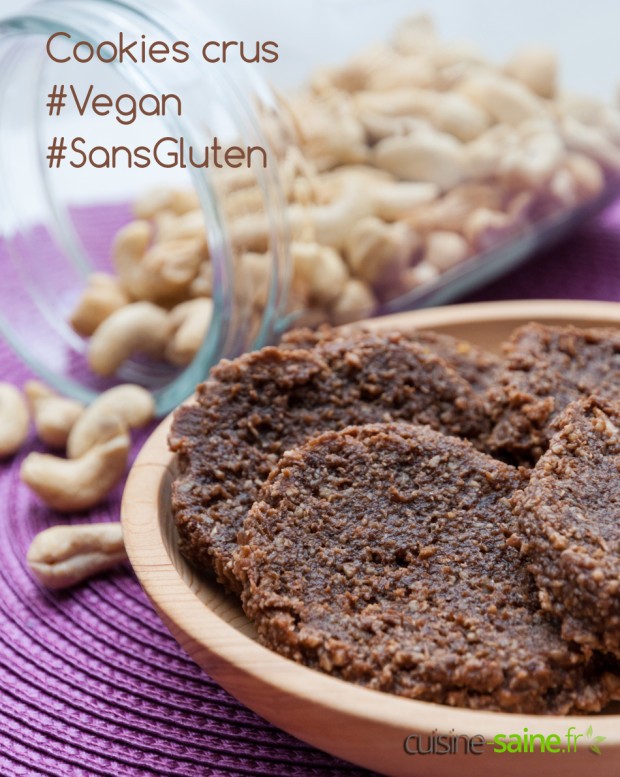 Cookies crus sans gluten – alimentation vivante