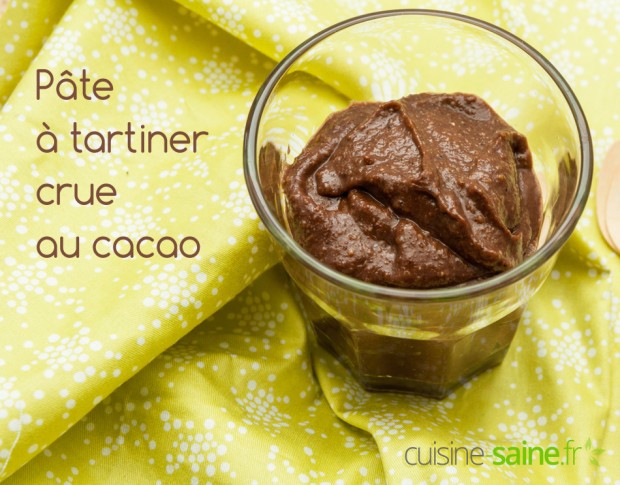 pâte à tartiner crue
