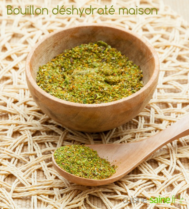 Bouillon de légumes maison déshydraté sans sel