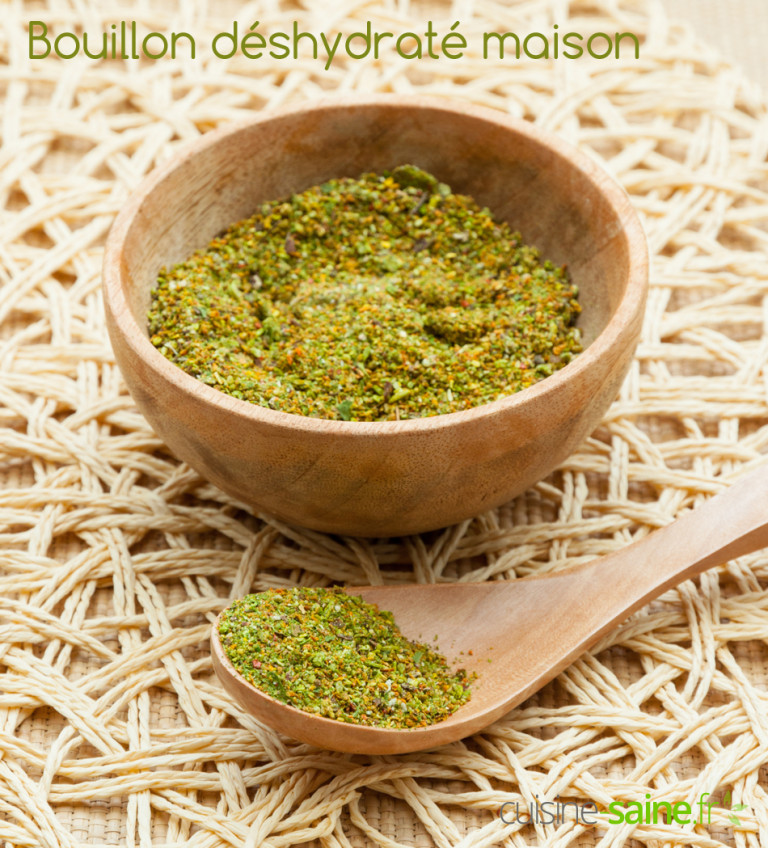 Bouillon de légumes maison déshydraté sans sel