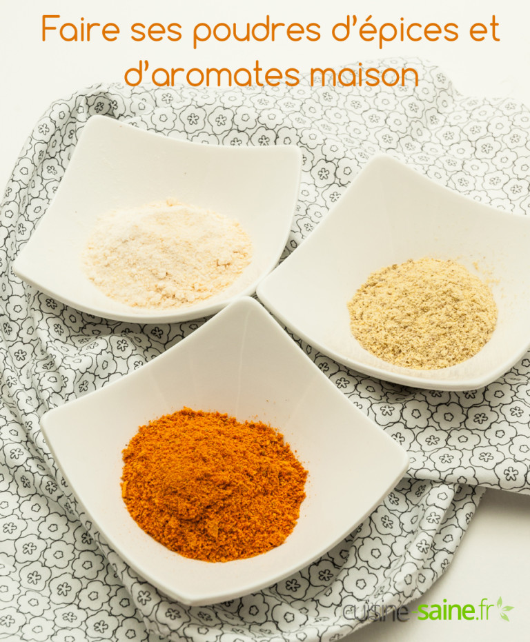 Faire ses poudres d’épices maison