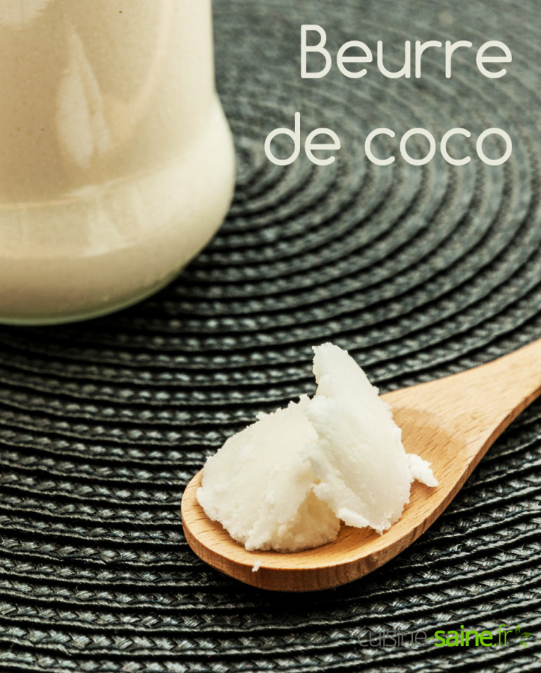 Beurre de coco ou purée de coco maison