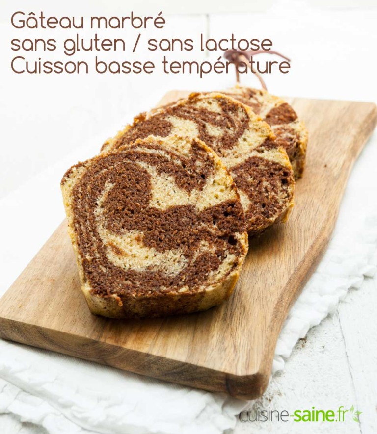 Recette du marbré sans gluten ni lactose