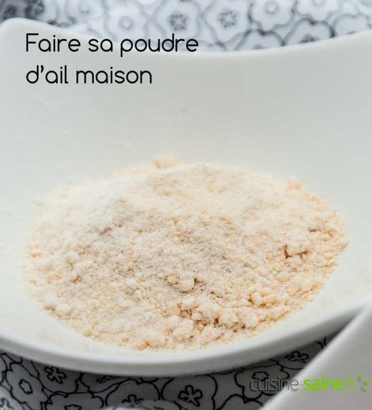 Poudre d’ail maison