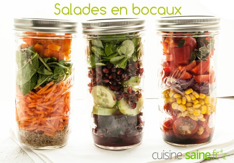 Salade en bocal ou salade jar