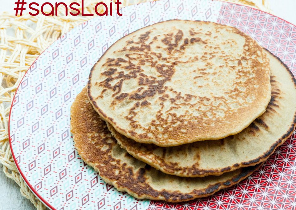 Pancake sans gluten ni produits laitiers au blender