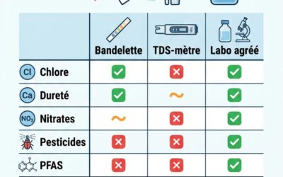 Tester et analyser l’eau du robinet : ce qui sert, ce qui ne sert à rien