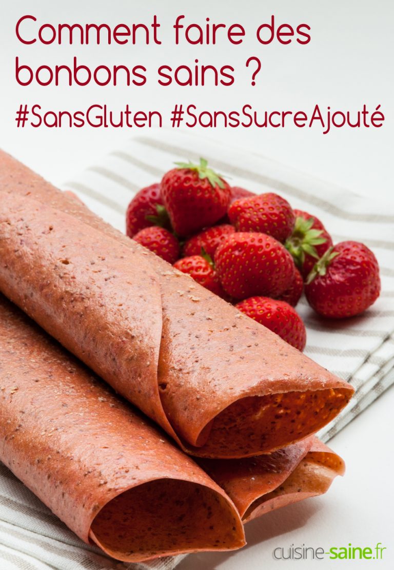 Comment faire des bonbons sains ?