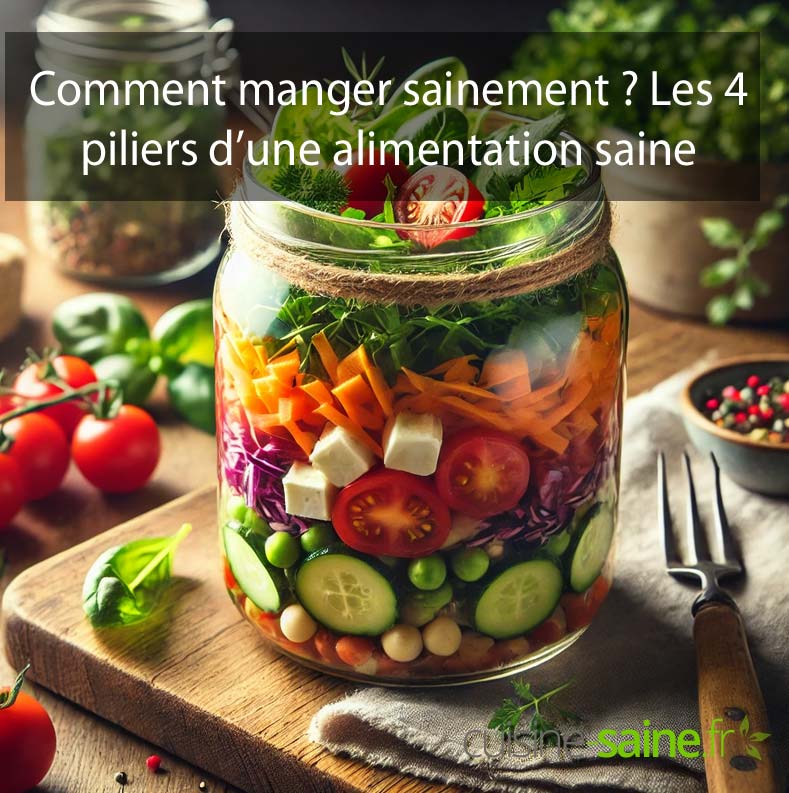 Comment manger sainement ? Les 4 points à connaître