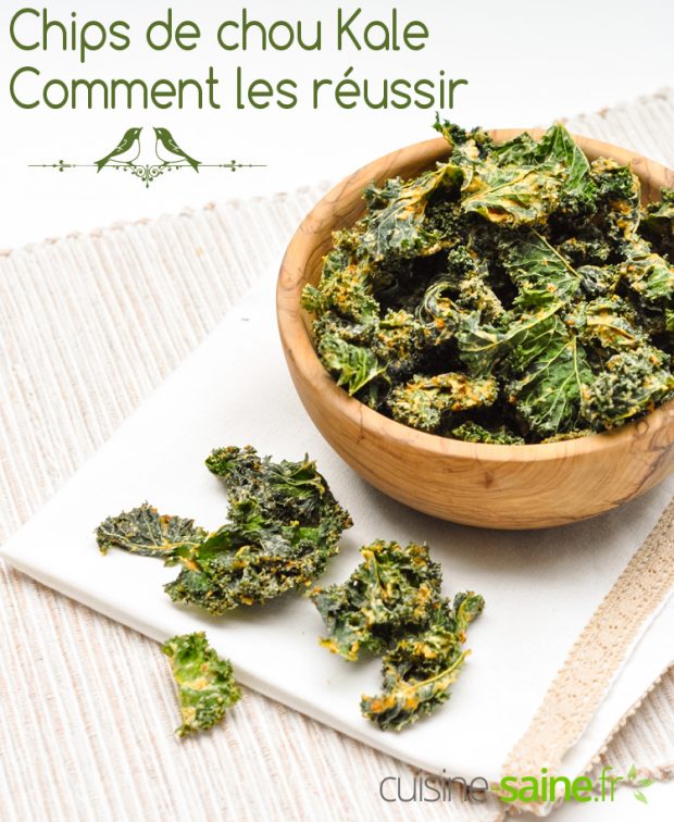 Chips de Kale citron et miso