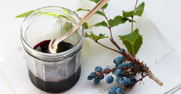 Gelée ou confiture de mahonia