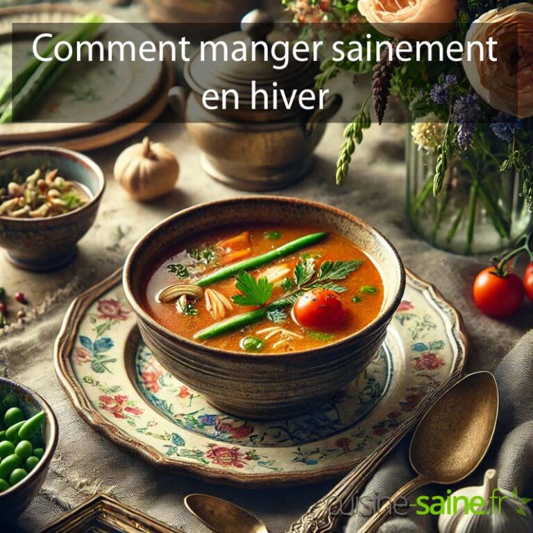 Comment manger sainement en hiver