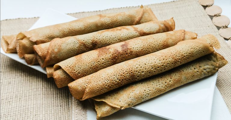 Crêpes sans gluten ni lactose au blender