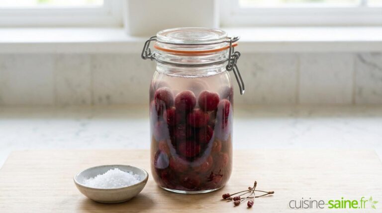 Comment préparer des cerises lactofermentées ?