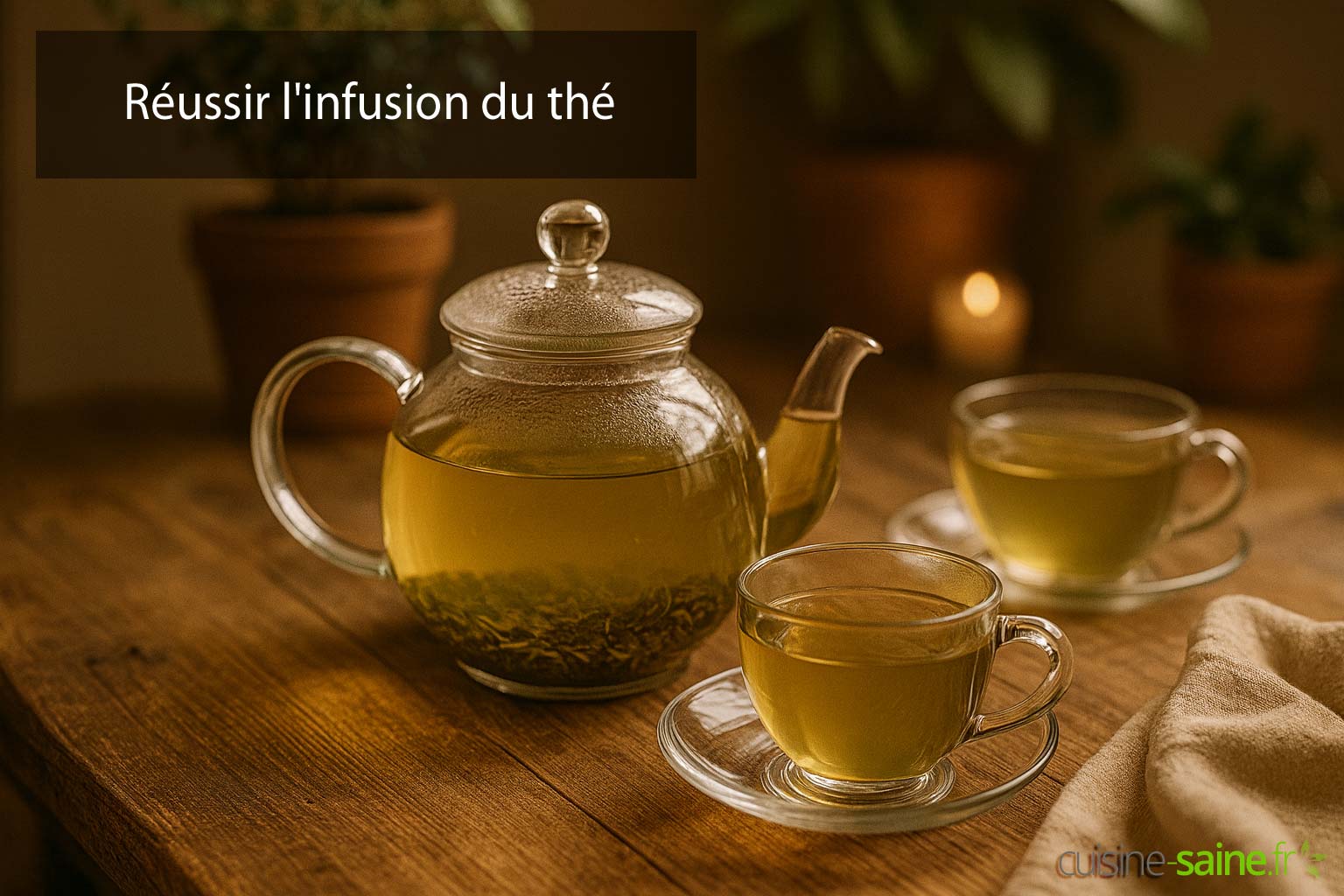 Réussir l'infusion du thé