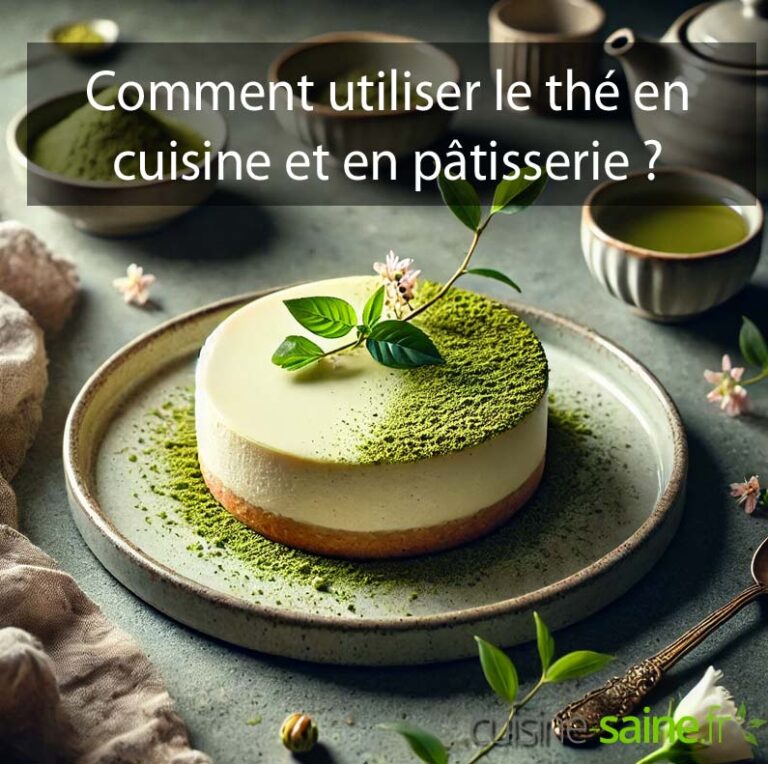 Comment utiliser le thé en cuisine et en pâtisserie ?