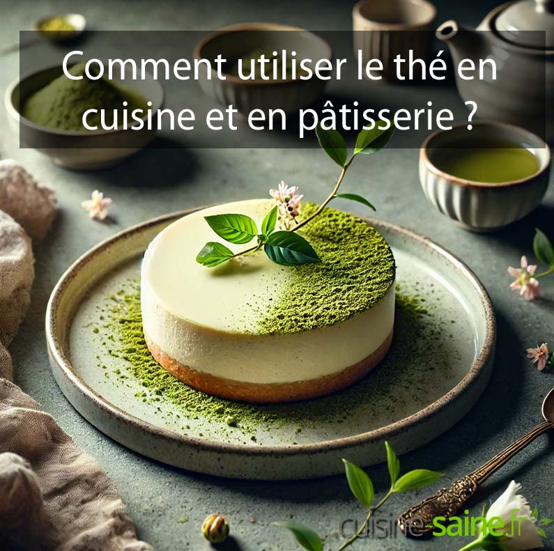 Comment utiliser le thé en cuisine et en pâtisserie ?