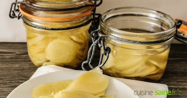 Comment faire du gingembre lactofermenté ?