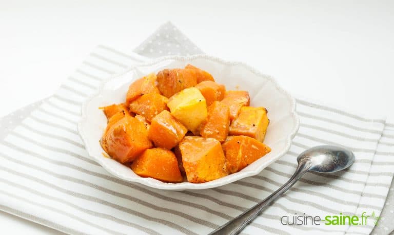 Recette de courge musquée rôtie au four sans gluten ni lactose