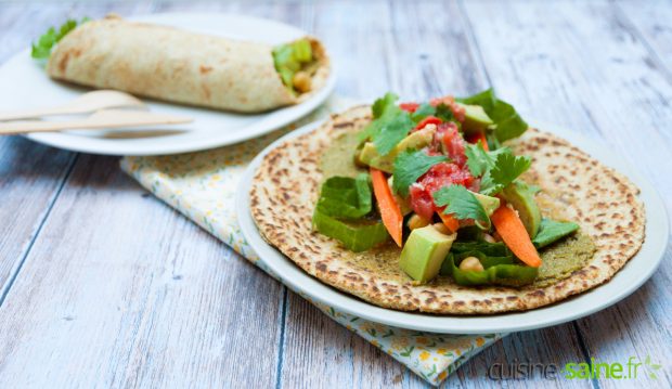 Tacos sans gluten vegan et paléo