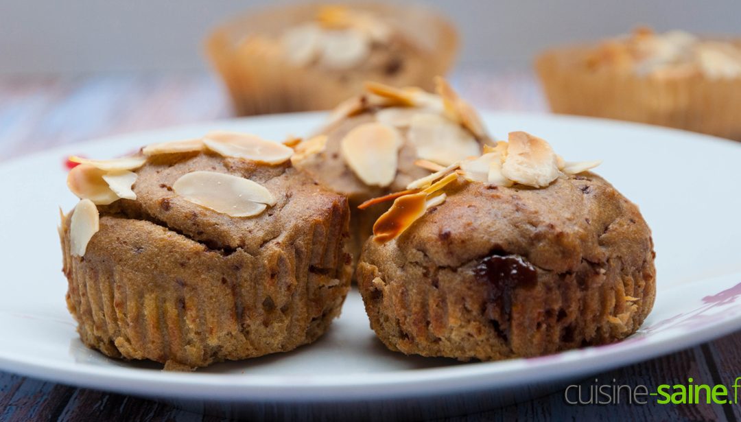 Muffin healthy vegan sans gluten et sans sucre
