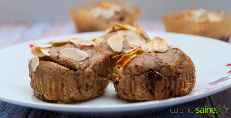 Muffin healthy vegan sans gluten et sans sucre