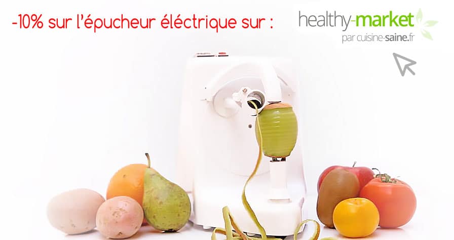éplucheur électrique de fruits et légumes