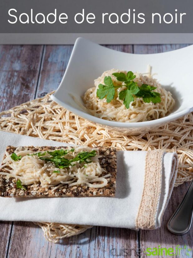 Recette de radis noir en salade