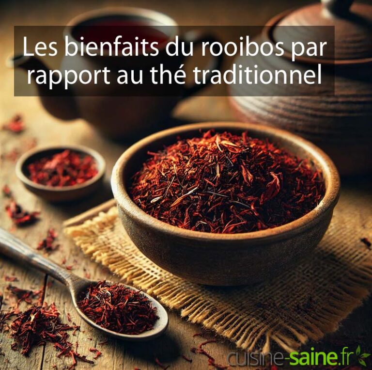 Les bienfaits du rooibos par rapport au thé traditionnel