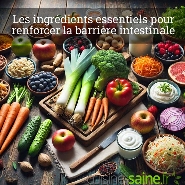 Les ingrédients essentiels pour renforcer la barrière intestinale dans une alimentation sans gluten