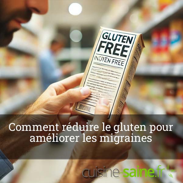 Comment réduire le gluten pour améliorer les migraines