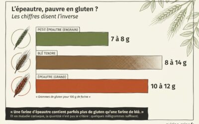 Y a-t-il du gluten dans l’épeautre et le petit épeautre ?