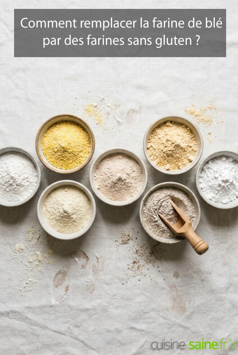 Comment remplacer la farine de blé par des farines sans gluten ?