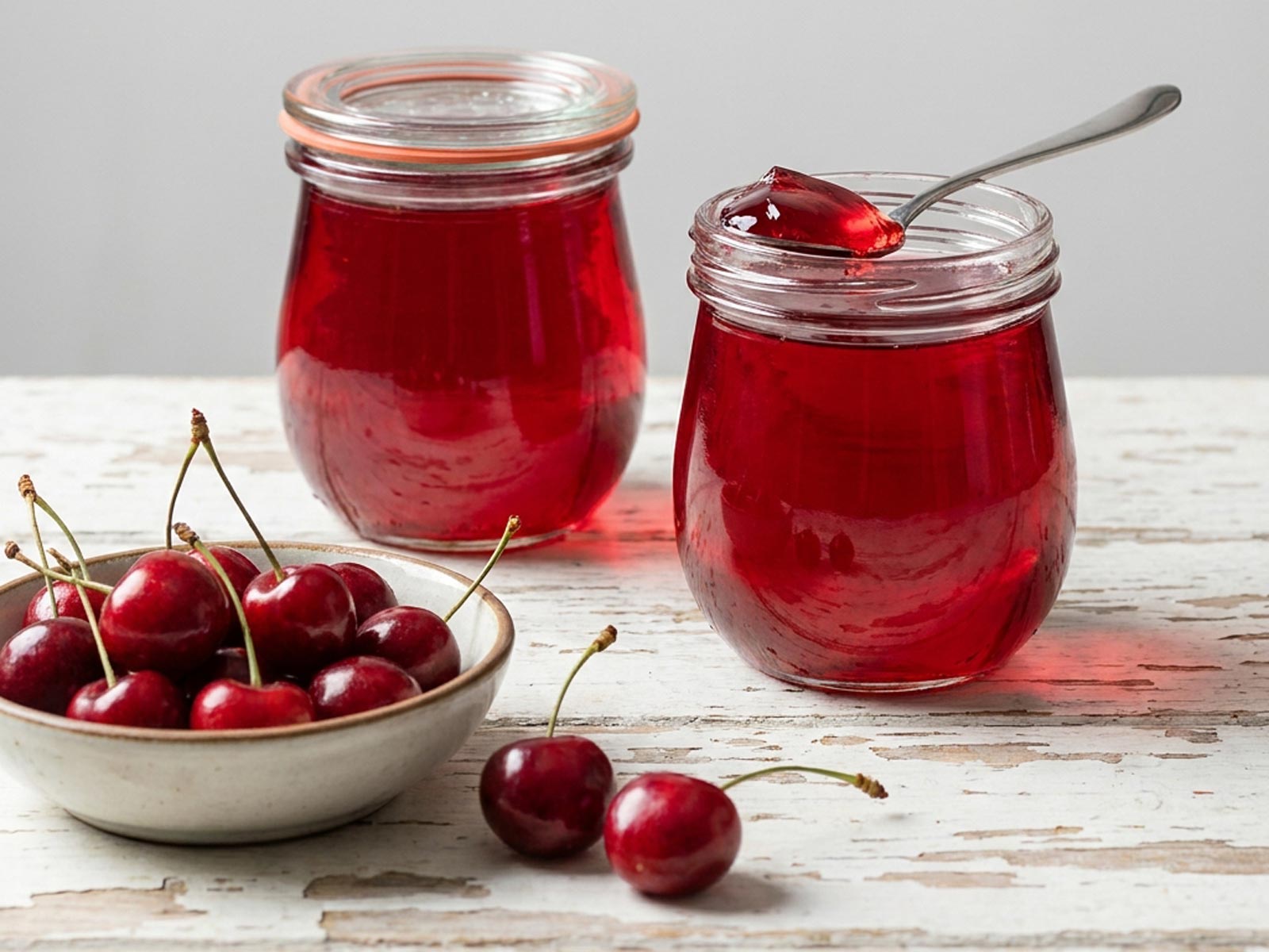 Recette de gelée de cerises sans gluten et sans lactose